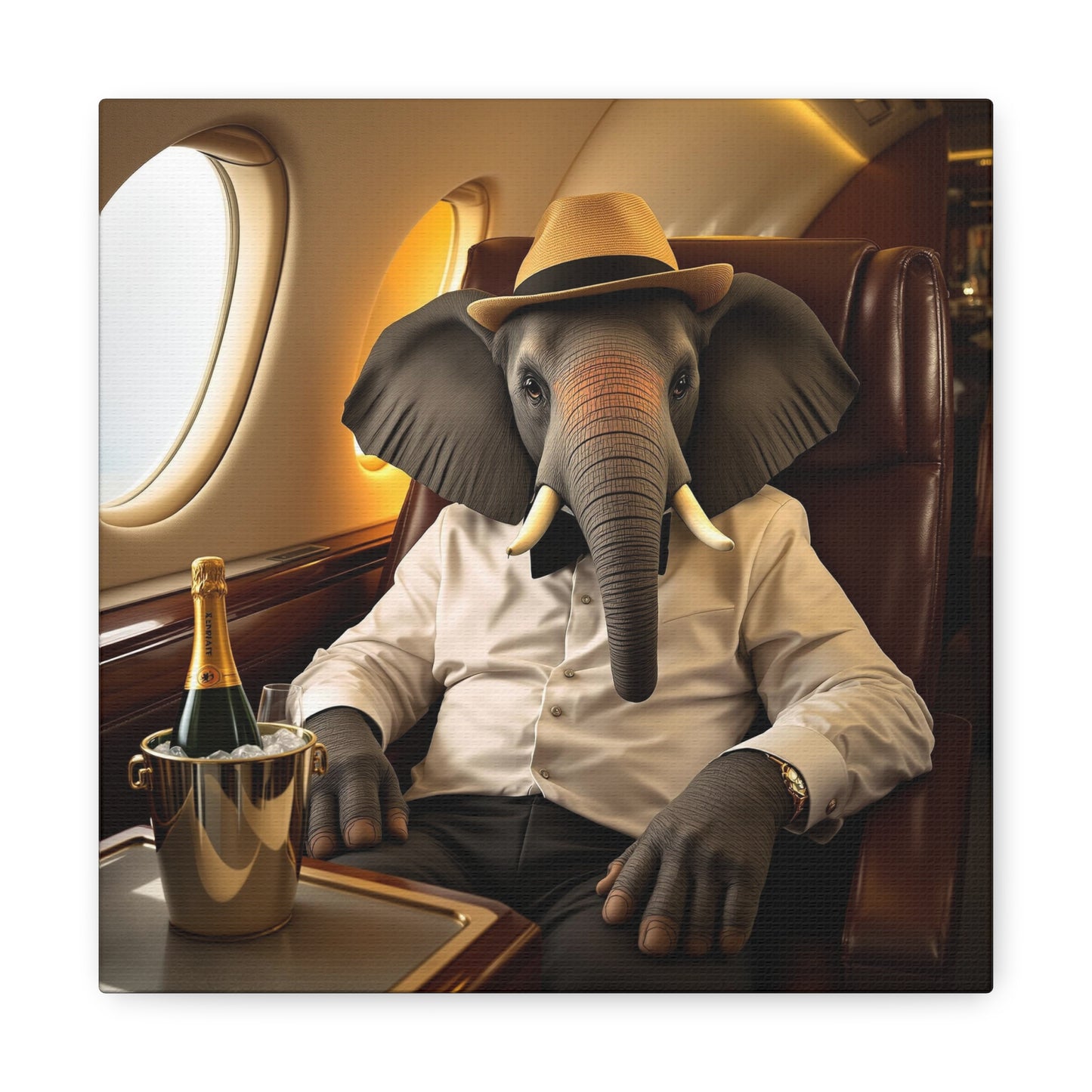 Havana Elephant - Canvas Gallery Wrap - First Class Voyager