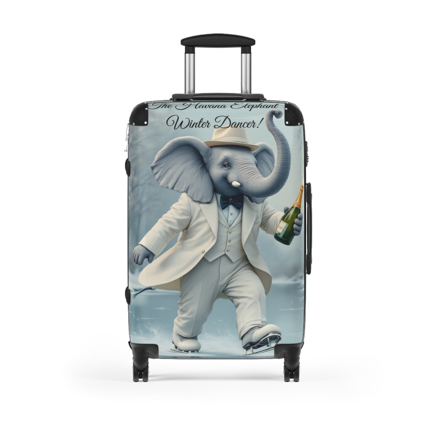 Havana Elephant Suitcase - The Winter Dancer (Captioned)