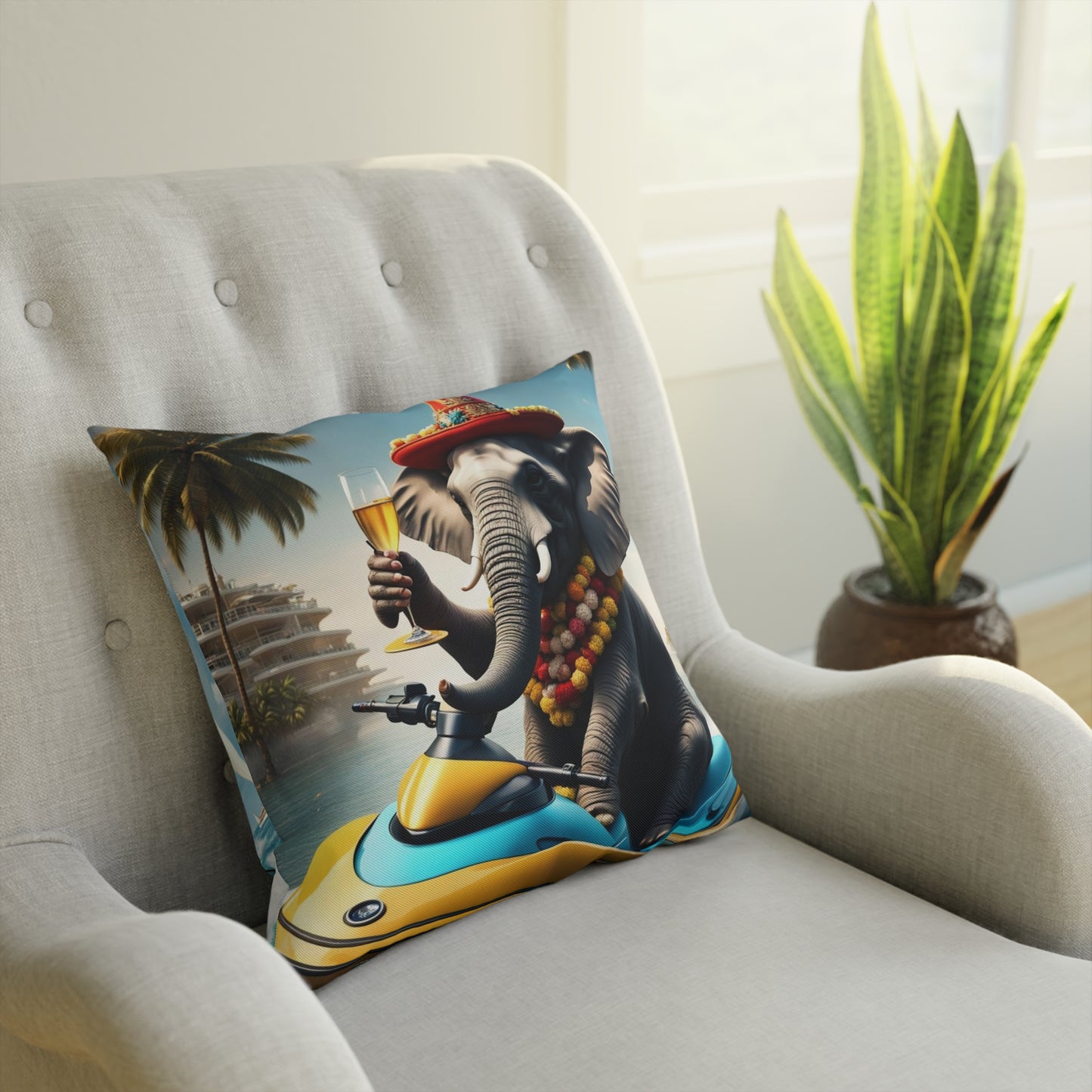 Cushion - Havana Elephant - The Regatta Champion & The Beach Cruiser