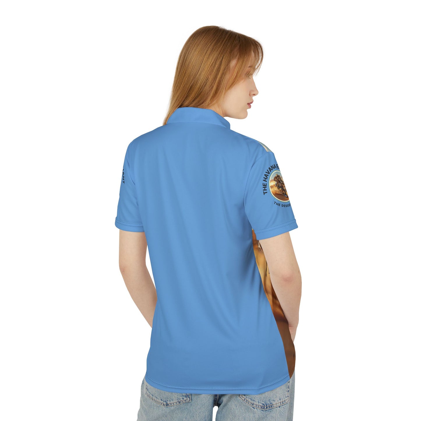 Polo Shirt  Unisex -  The Havana Elephant - The Desert Rider