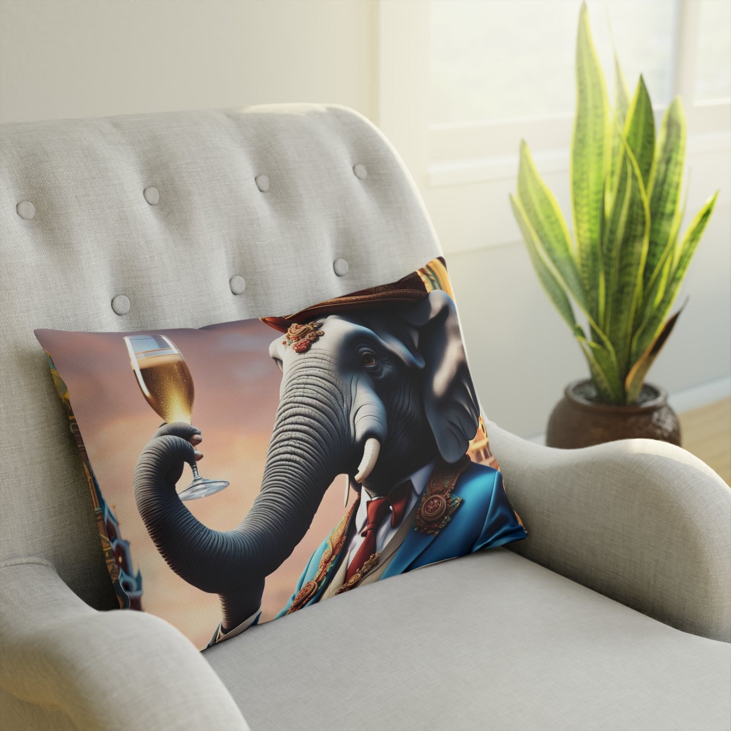 Cushion -Havana Elephant - The Russian Aristocrat