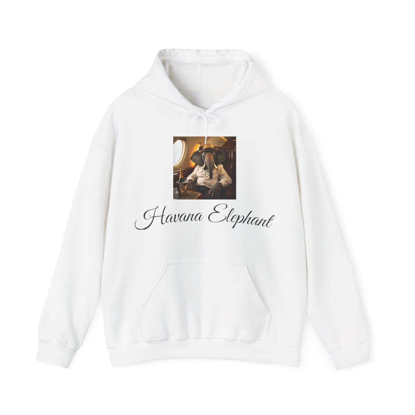 Sweatshirt - Heavy Blend Hooded - Havana Elephant - First Class Voyager