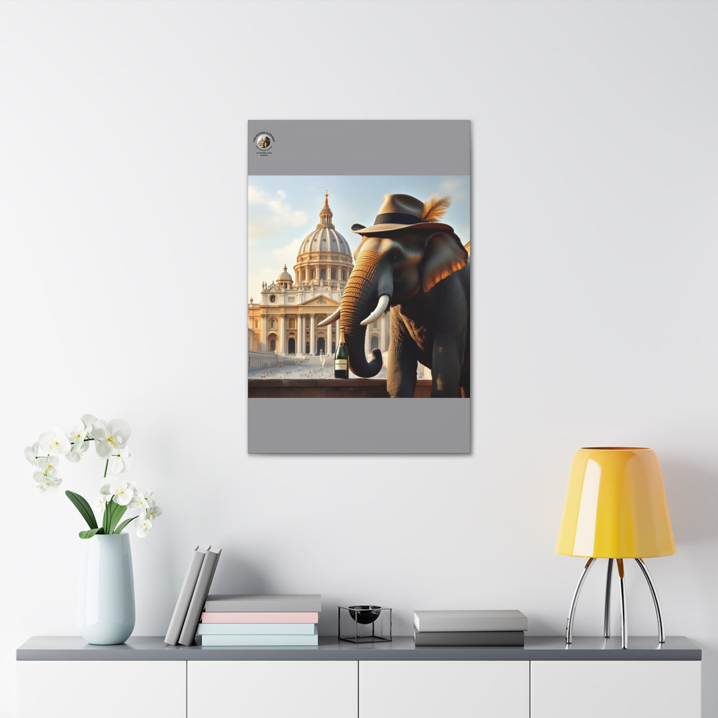 Havana Elephant - Canvas Gallery Wrap -The Vatican Visitor.