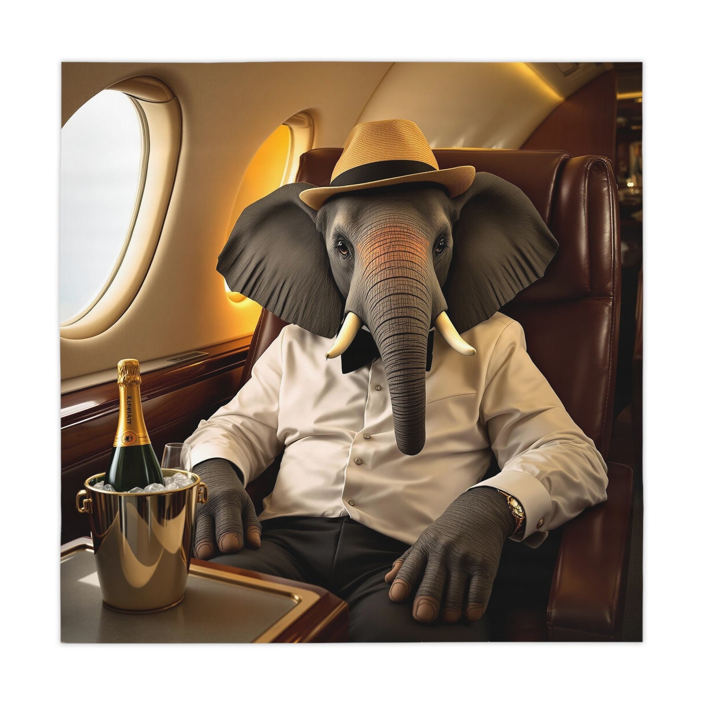 Tablecloth -Havana Elephant - The First Class Voyager
