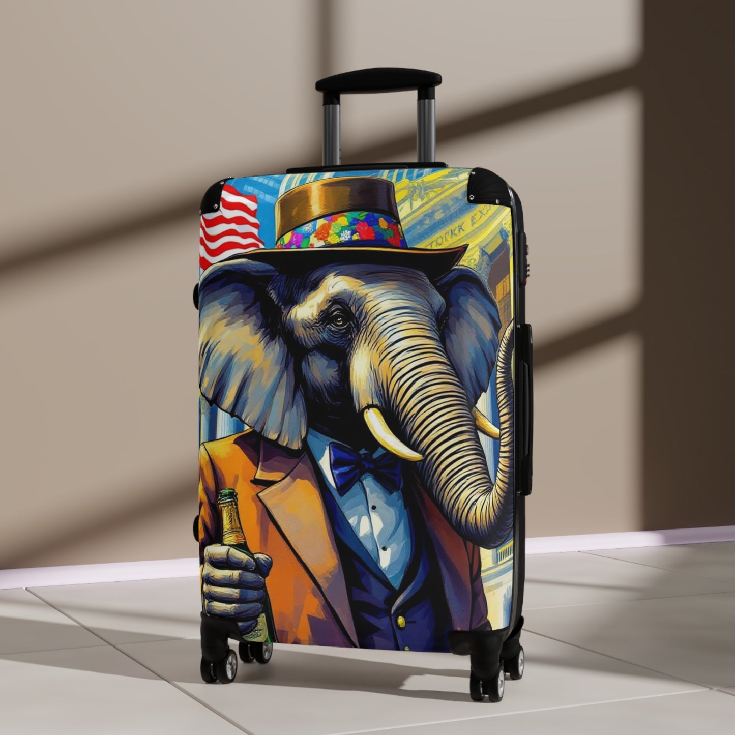 Havana Elephant Suitcase - The Wall Street Titan