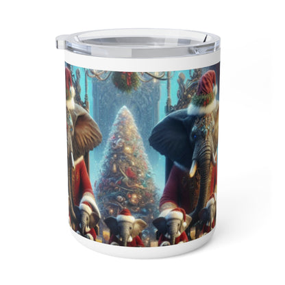 Insulated Coffee Mug, 10oz - Havana Family Xmas Table