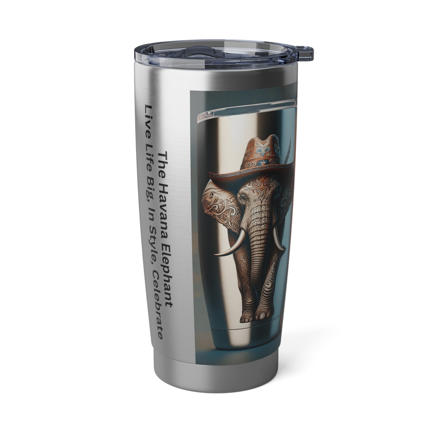 A Vagabond 20oz Tumbler - Havana Themed with Motto