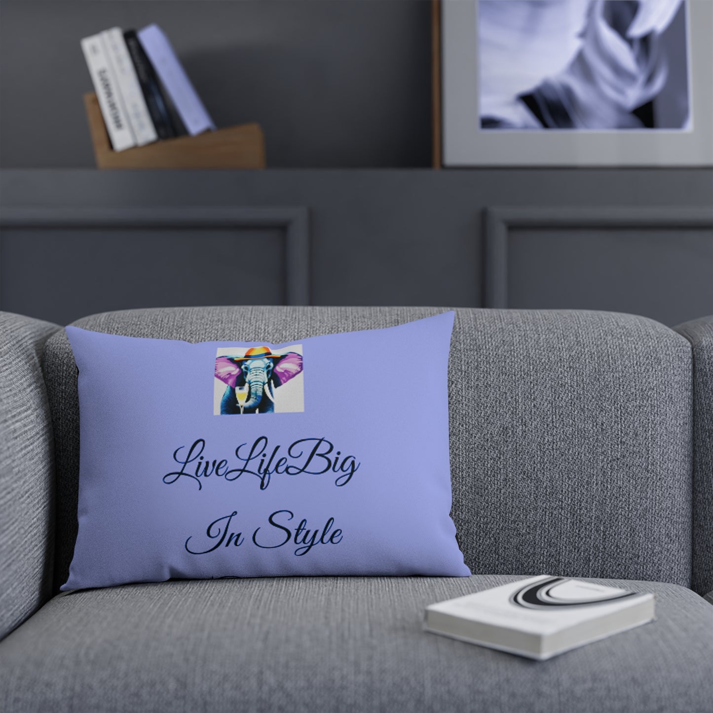 Custom Stylish Havana Elephant Cushion  - Live the Mottoo!