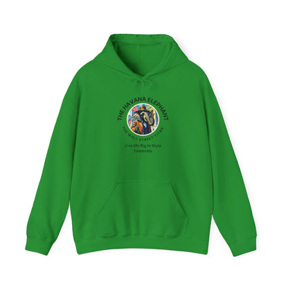 Sweatshirt -  Heavy Blend Hooded  - Havana Elephant -The Wall Street Titan