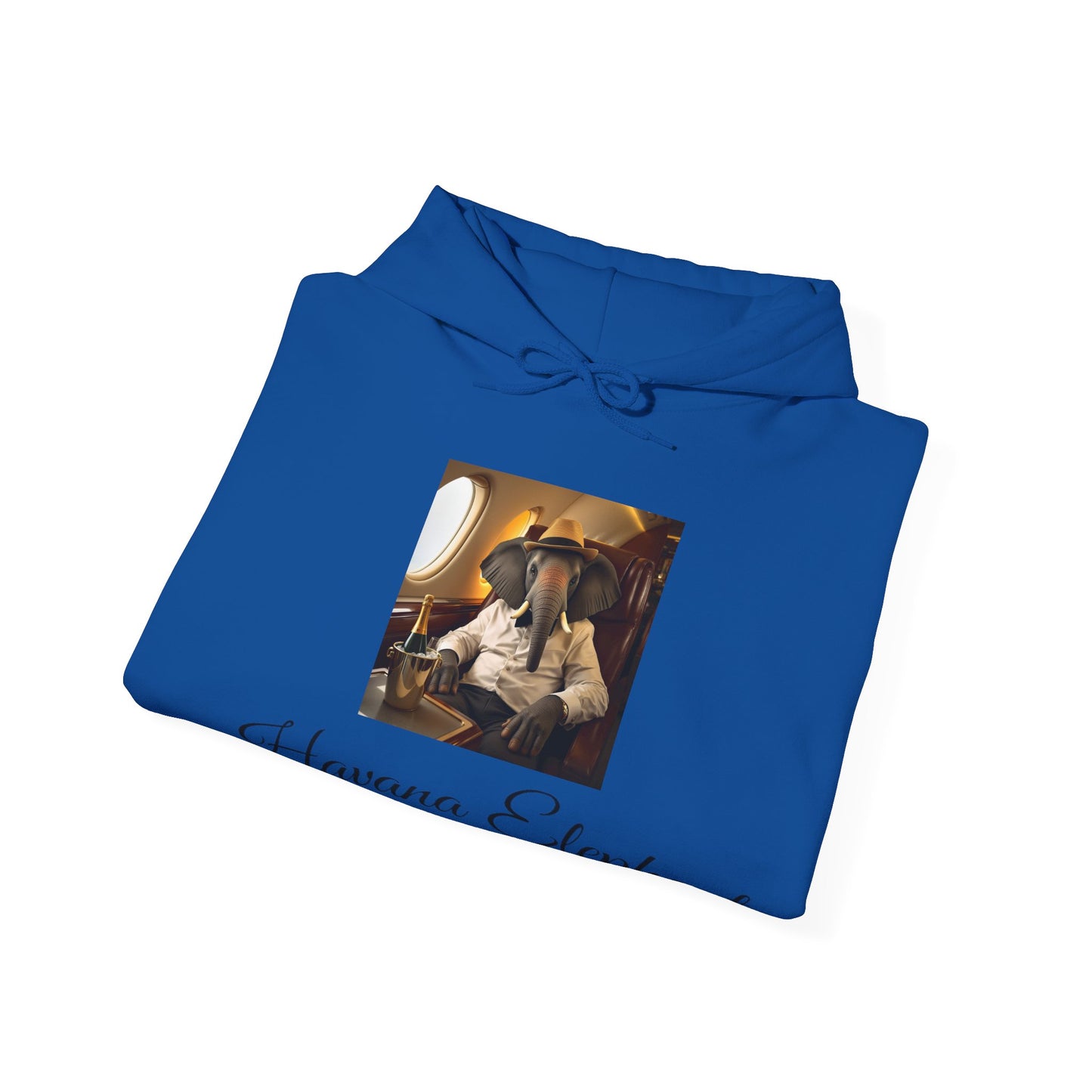 Sweatshirt - Heavy Blend Hooded - Havana Elephant -  First Class Voyager