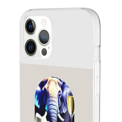 Iphone Elephant themed Flexi Case