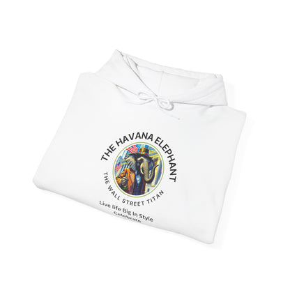 Sweatshirt -  Heavy Blend Hooded  - Havana Elephant -The Wall Street Titan