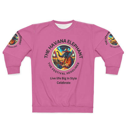 Sweatshirt (AOP) - Unisex - The Havana Elephant - Festival Headliner