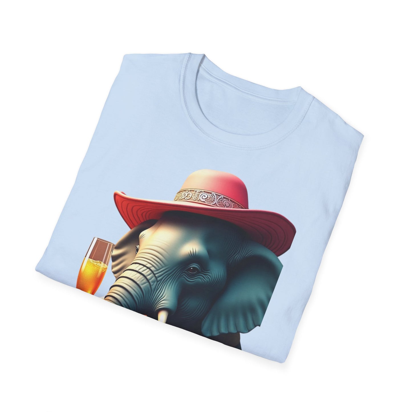 Havana Elephant T-Shirt - The Havana with pink Cuban Hat !