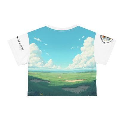 Havana Elephant Crop Tee - The Balloon Voyager