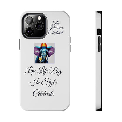 Tough phone case - Havana Elephant logo and motto.....