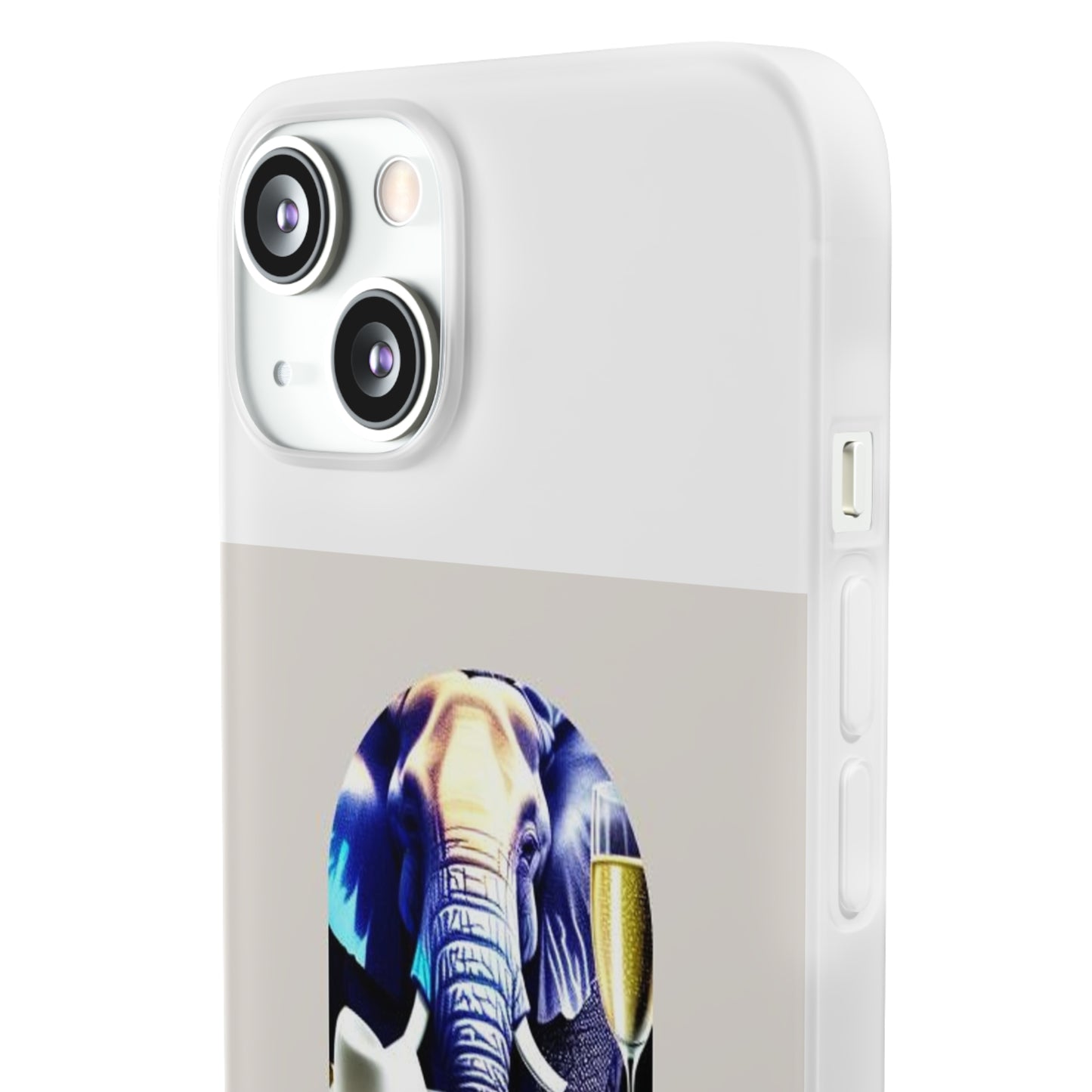 Iphone Elephant themed Flexi Case