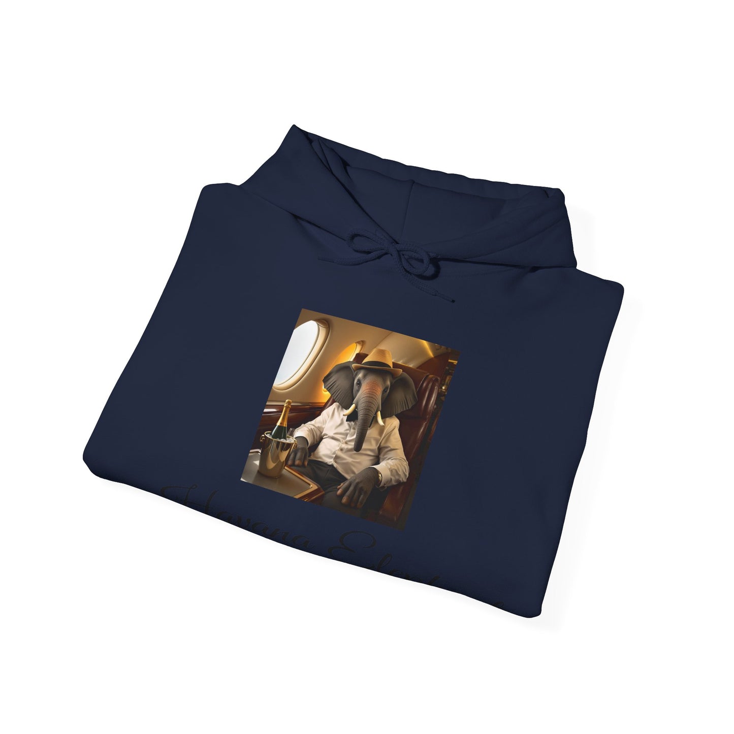 Sweatshirt - Heavy Blend Hooded - Havana Elephant -  First Class Voyager