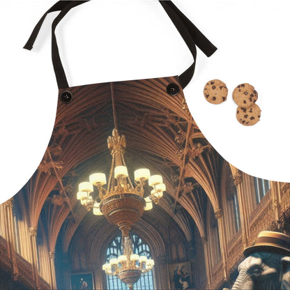 Apron - Havana Elephant themed Apron (AOP) - The Havana Elephant Parliament