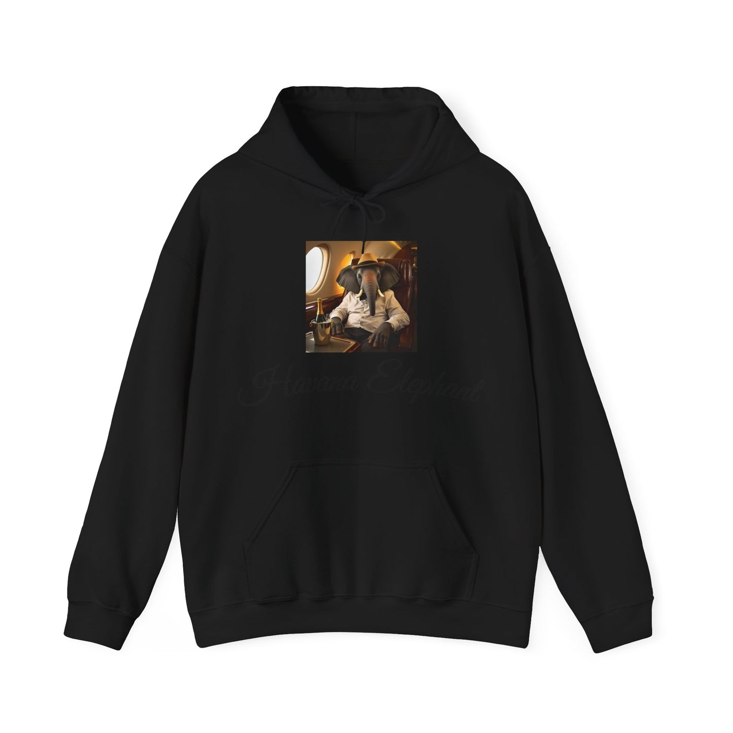 Sweatshirt - Heavy Blend Hooded - Havana Elephant -  First Class Voyager