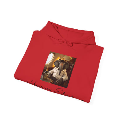 Sweatshirt - Heavy Blend Hooded - Havana Elephant -  First Class Voyager