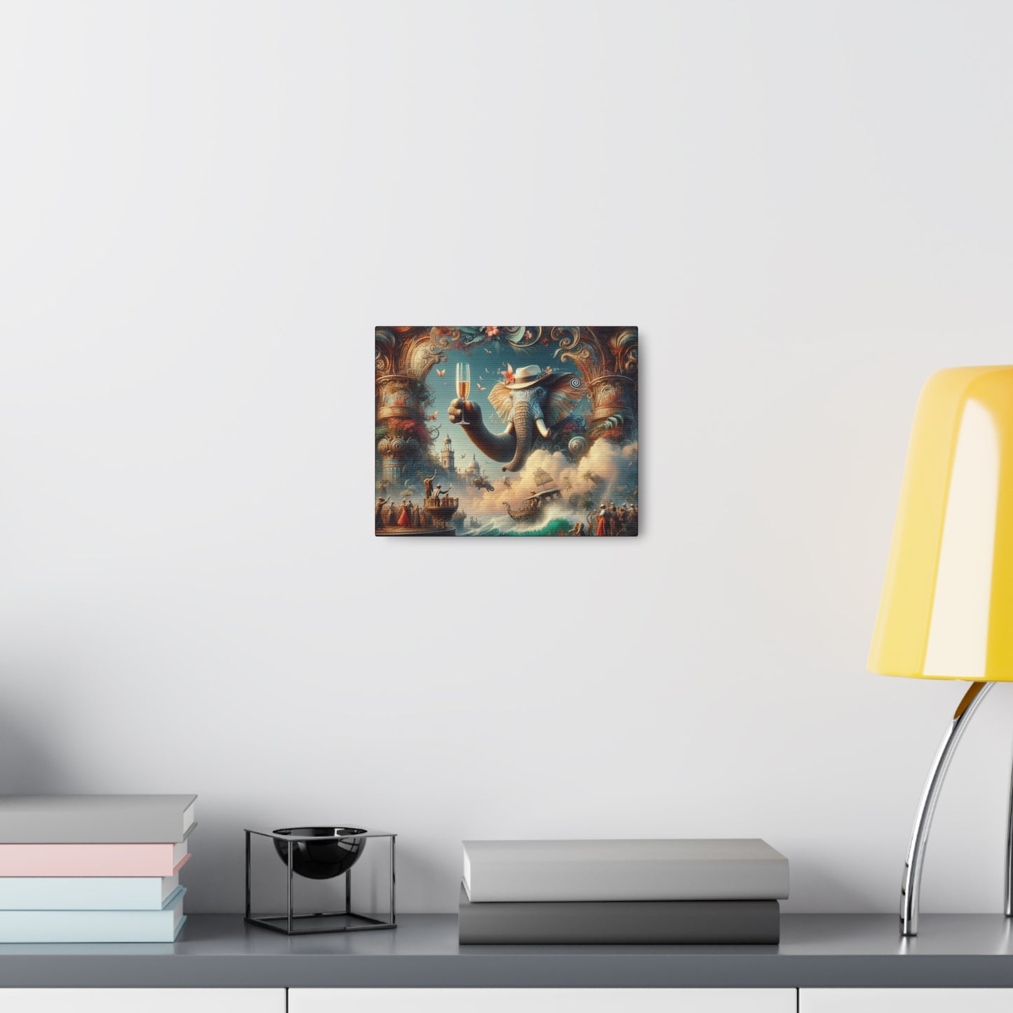 Havana Elephant  - Canvas Gallery Wrap - Havana Elephant - A Fanfare of the Fantastical