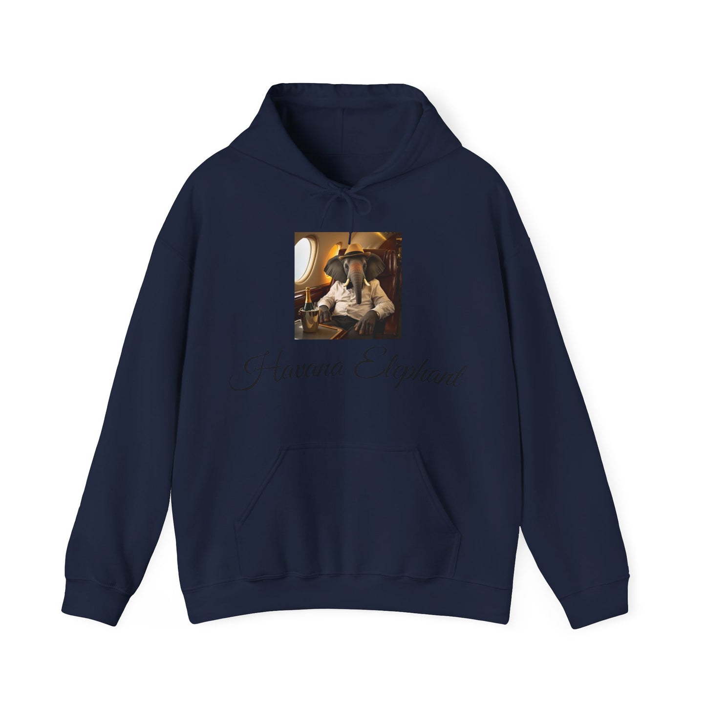 Sweatshirt - Heavy Blend Hooded - Havana Elephant -  First Class Voyager