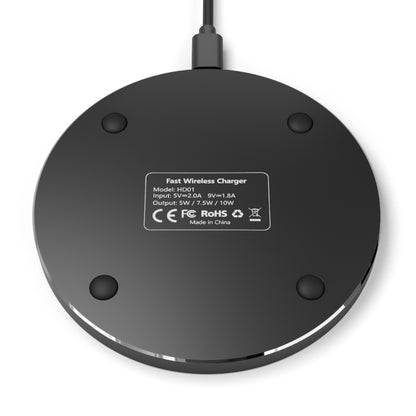 Wireless Charger - Elegant Havana Elephant  Fast Charging with Stylish Design