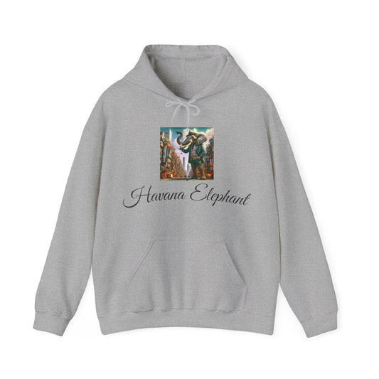 Havana Elephant Heavy Blend Hooded Sweatshirt - Raising a Glass