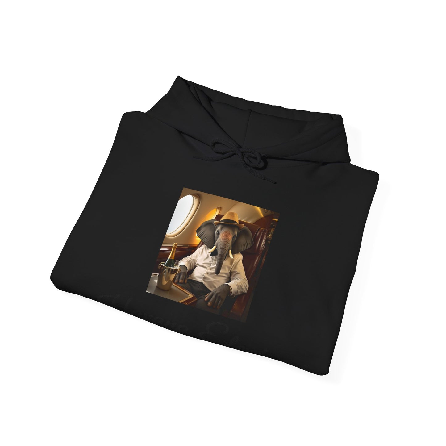 Sweatshirt - Heavy Blend Hooded - Havana Elephant -  First Class Voyager