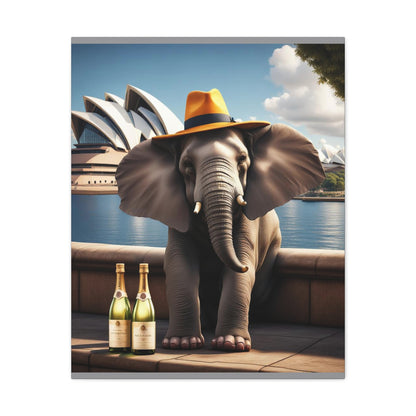 Canvas Gallery Wrap - The Havana Elephant - The Sydney Socialite