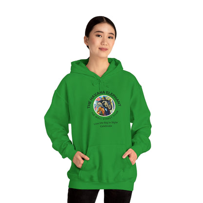 Sweatshirt -  Heavy Blend Hooded  - Havana Elephant -The Wall Street Titan