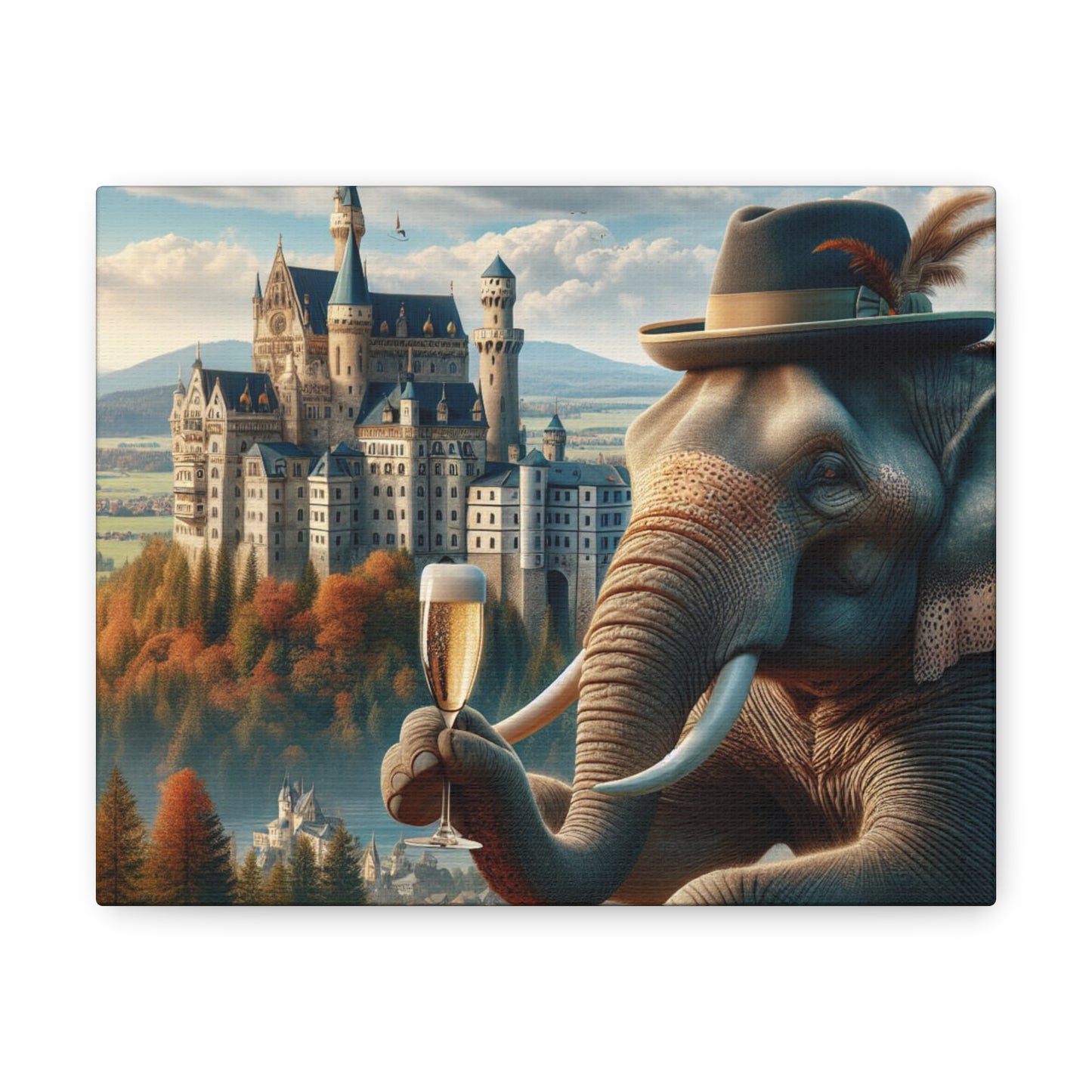 Havana Elephant  - Canvas Gallery Wrap - Celebrating In Bavaria