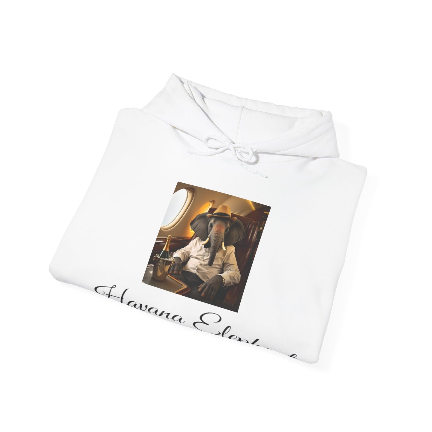 Sweatshirt - Heavy Blend Hooded - Havana Elephant -  First Class Voyager