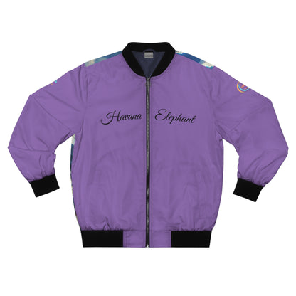 Men's Bomber Jacket - Havana Elephant Style