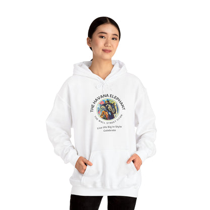 Sweatshirt -  Heavy Blend Hooded  - Havana Elephant -The Wall Street Titan
