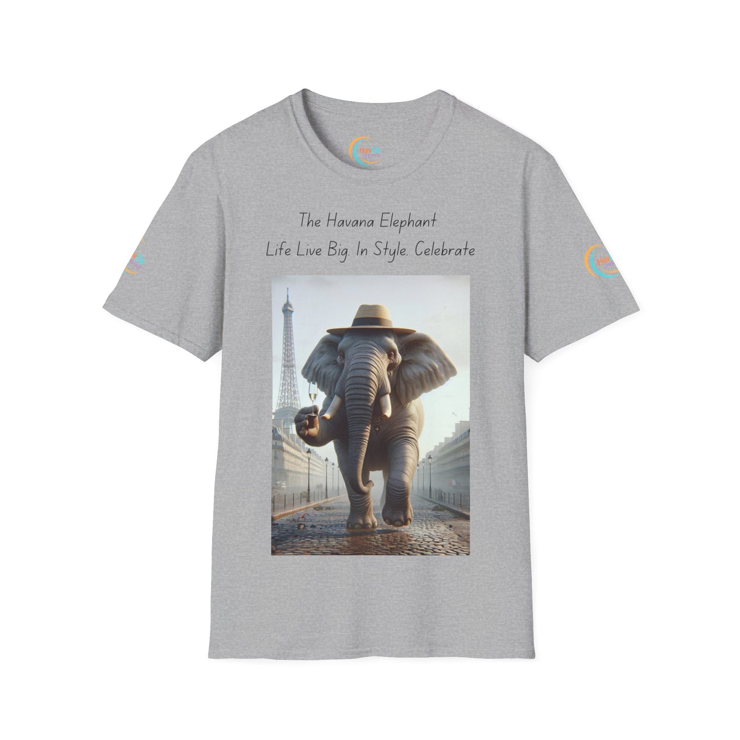 Havana in Paris  Tee - Unisex Softstyle - The Havana Elephant Brand