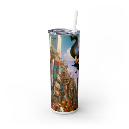 Skinny Tumbler with Straw, 20oz- The Havana Elephant in Tokyo