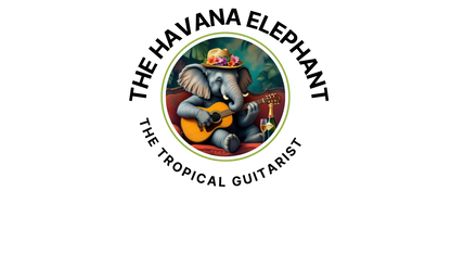 Whimsical Elephant Crop Tee - The Tropical Guitarist