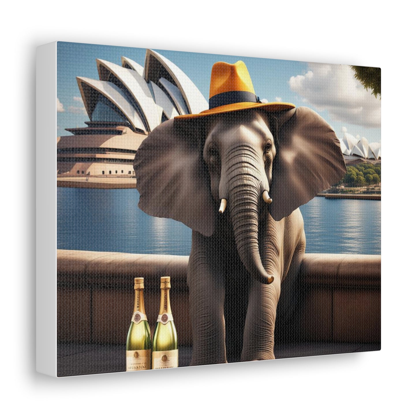 Havana Elephant in Sydney - Canvas Gallery Wrap