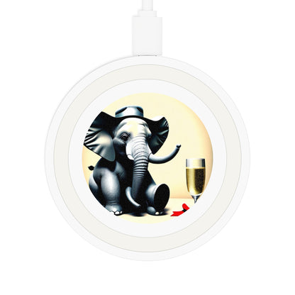 Stylish Elephant themed Quake Wireless Charging Pad