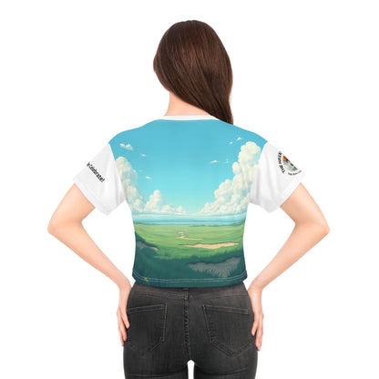 Havana Elephant Crop Tee - The Balloon Voyager