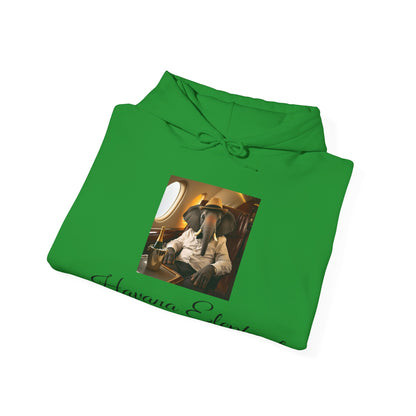 Sweatshirt - Heavy Blend Hooded - Havana Elephant -  First Class Voyager