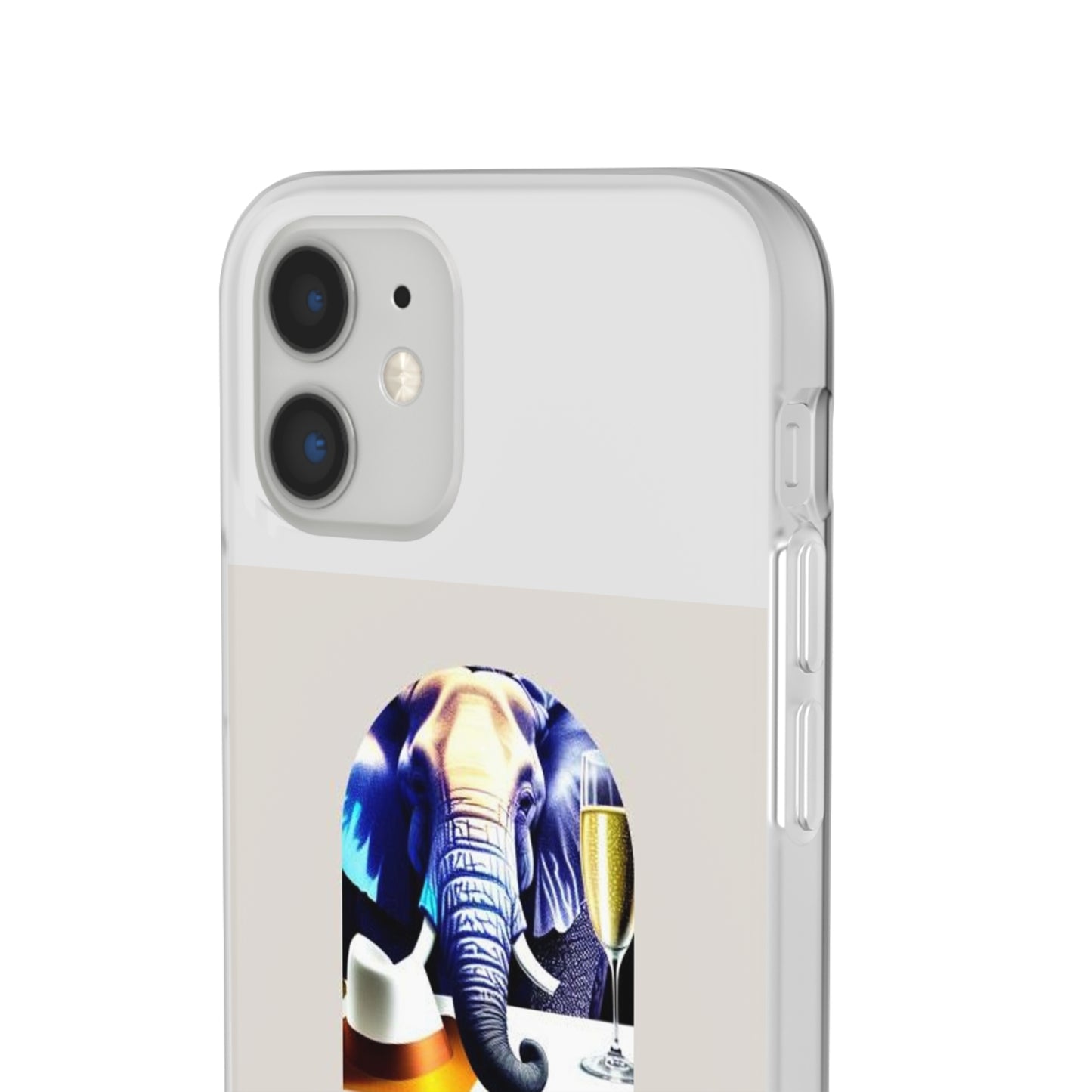 Iphone Elephant themed Flexi Case