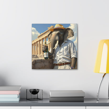 Canvas Gallery Wrap - The Havana Elephant - The Athenian Scholar