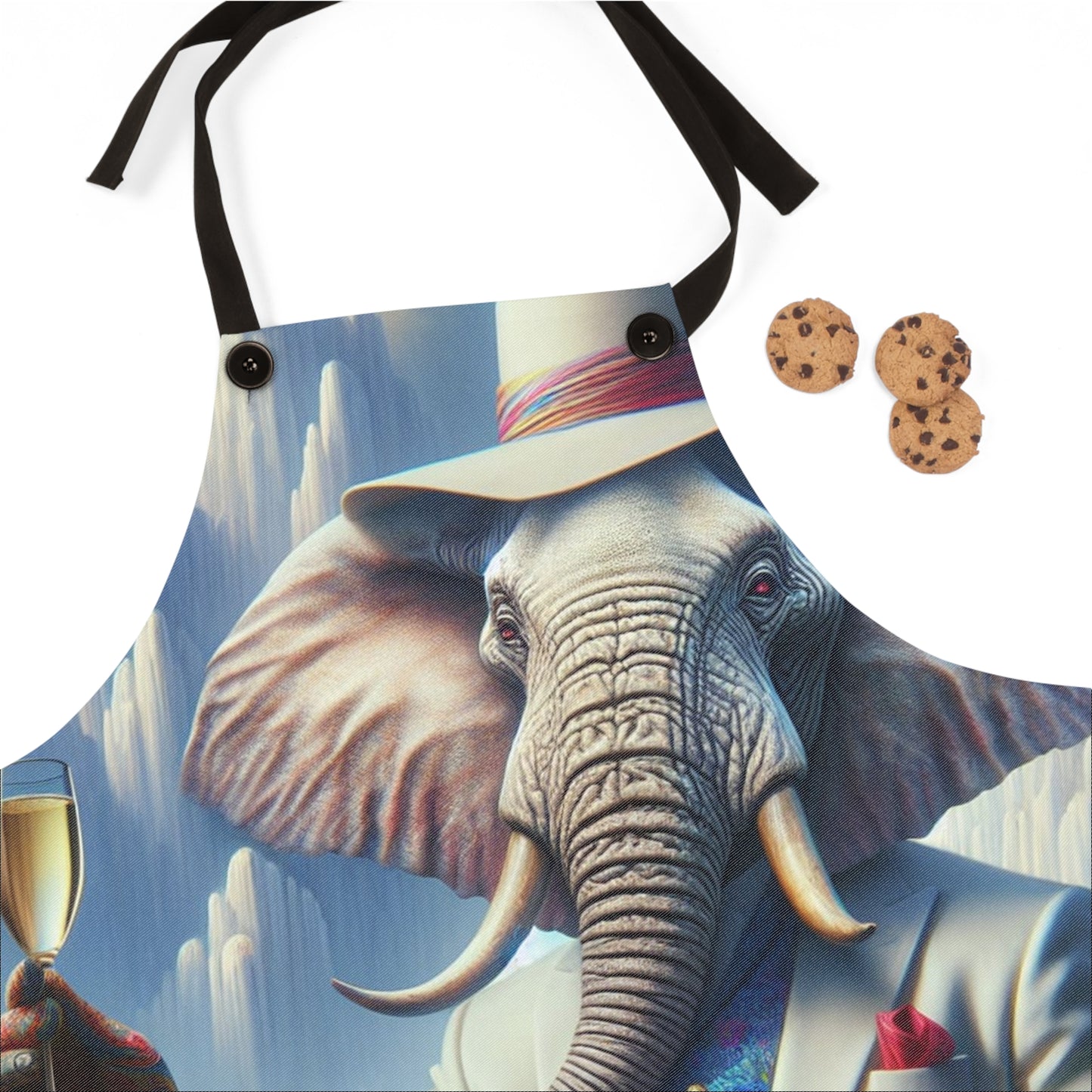 Apron - Havana Elephant themed Apron (AOP)