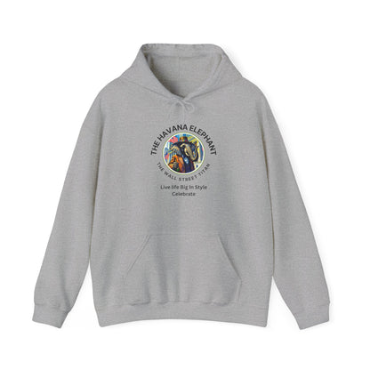 Sweatshirt -  Heavy Blend Hooded  - Havana Elephant -The Wall Street Titan