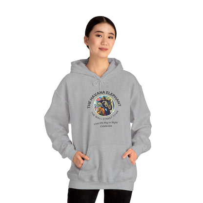 Sweatshirt -  Heavy Blend Hooded  - Havana Elephant -The Wall Street Titan