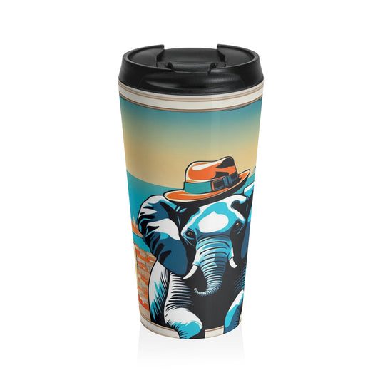 Stainless Steel Travel Mug - The Havana Elephant Brand