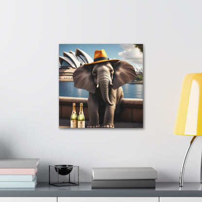 Canvas Gallery Wrap - The Havana Elephant - The Sydney Socialite